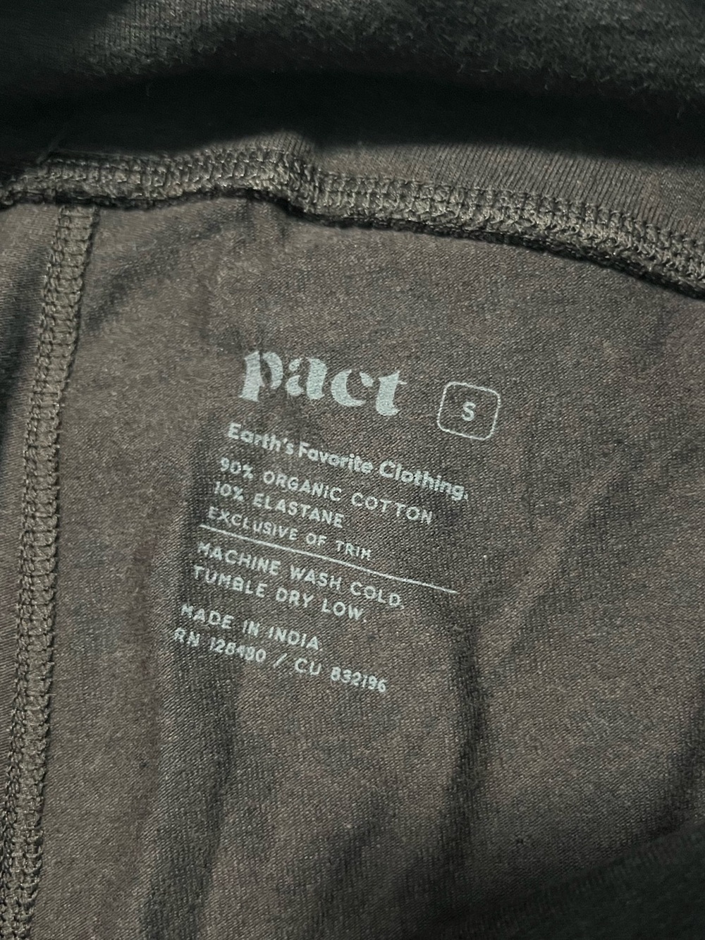 Pact On the Go Bootcut Cropped Leggings Size S - Picture 4 of 4